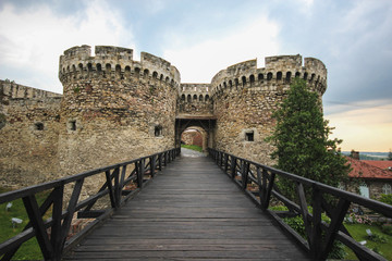 Zindan gate at Kalemegdan in Belgrade Serbia