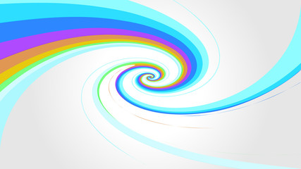 swirl rainbow colors effect on gray background, modren spiral colors rainbow style, wallpaper swirl multi colors, rainbow curve multicolor stripes, colorful spiral blue on gray modern style swirl