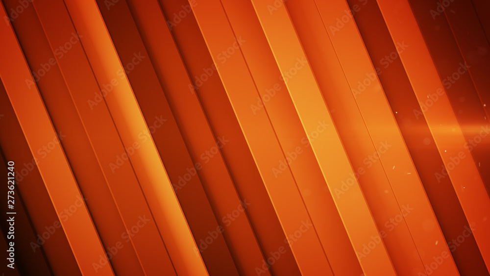 Poster diagonal stripes and red light flares abstract 3d rendering