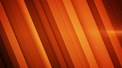 Obraz premium Diagonal stripes and red light flares abstract 3D rendering