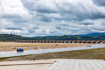 Landscape of San Vicente de la Barquera. Cantabria, Spain