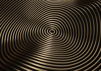 Elegant golden background formed by circle pattern.