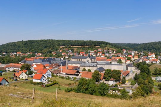 Former monastery and prison, Ebrach, Steigerwald, Middle Franconia, Franconia, Bavaria, Germany, Europe