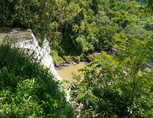Iguazu Falls on the border of Brazil and Argentina