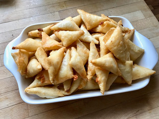 Turkish Borek with cheese / Peynirli Muska Boregi.