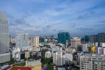 Ho Chi Minh City Skyline (Saigon) Vietnam Morning Light