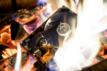 HDD is burning