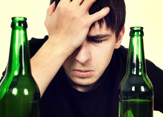 Sad Man with a Beer