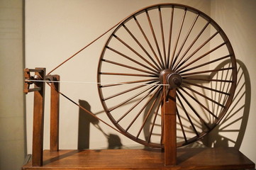 Model of thread twister by Leonardo Da Vinci