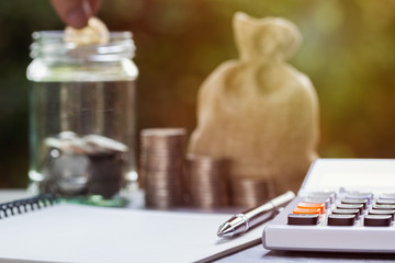 Business and financial property concept for home loan, mortgage, saving and investment.