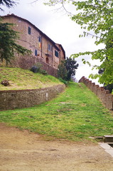 Glimpse of Vinci, Tuscany, Italy