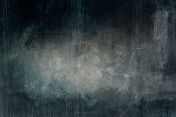 Fototapeta na wymiar Dark blue grungy background with spotlight background