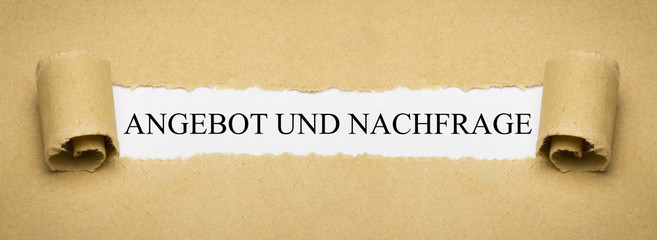 Angebot und Nachfrage