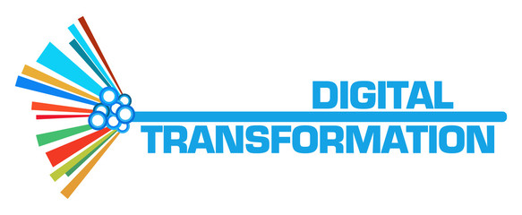 Digital Transformation Colorful Graphical Bar 