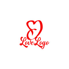 Love logo design vector template
