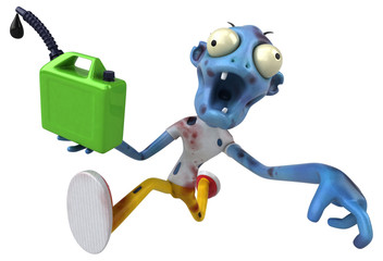 Fun zombie - 3D Illustration
