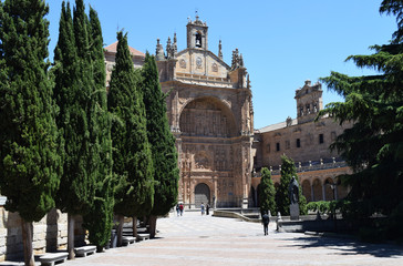 Catedrales y monumentos religiosos de Salamanca, España.