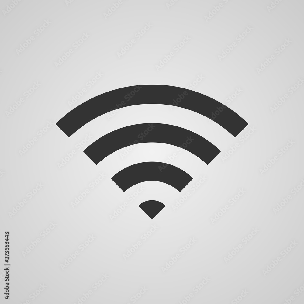 Poster wifi connection icon. wifi signal. wi-fi zone sign. coverage symbol. vector illustration.