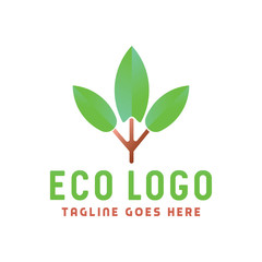 Agriculture Logo Design With Flat Style Concept. Tree Logotype. Bio And Organic Emblem For Company. Floral Icon For Farm. Creative And Modern Plant Graphic Idea.