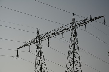 elektrycznośc, moc, energetyczne, elektric, wieza, niebo, kreska, napięcie, kabel, elektryczna,...