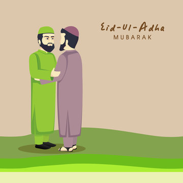 Eid-Ul-Adha celebration by wishing each other.