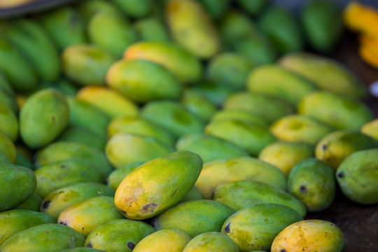 Fresh Mangoes At The Markets