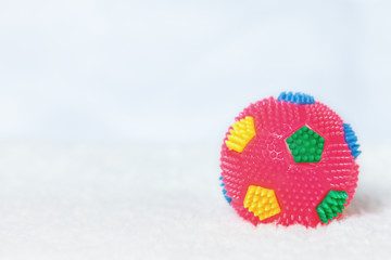 Single colorful ball background