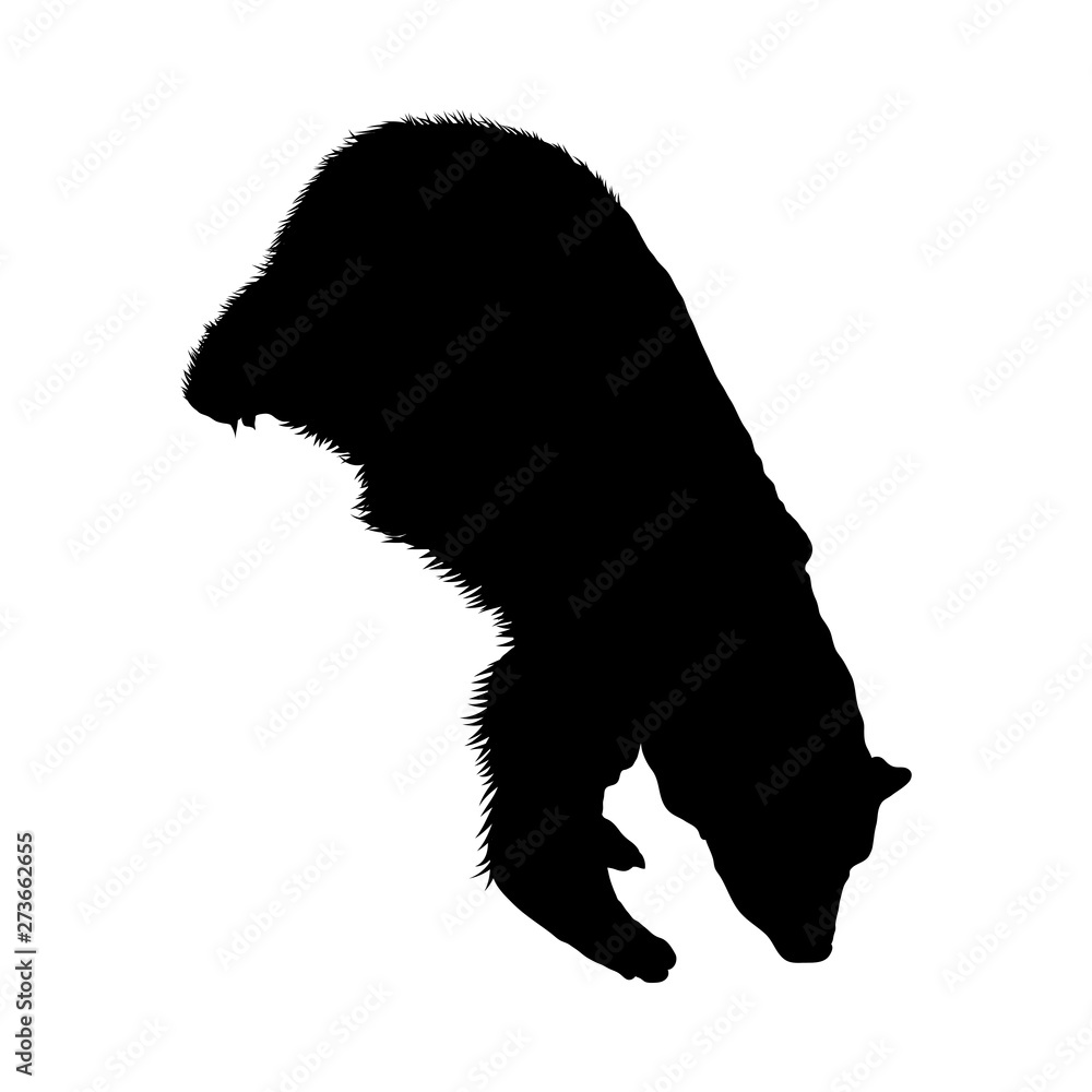 Sticker Polar Bear Silhouette