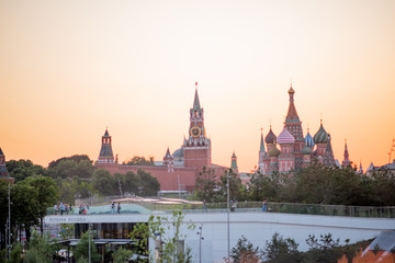 beautiful Moscow center