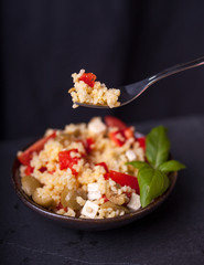 millet with vegetables