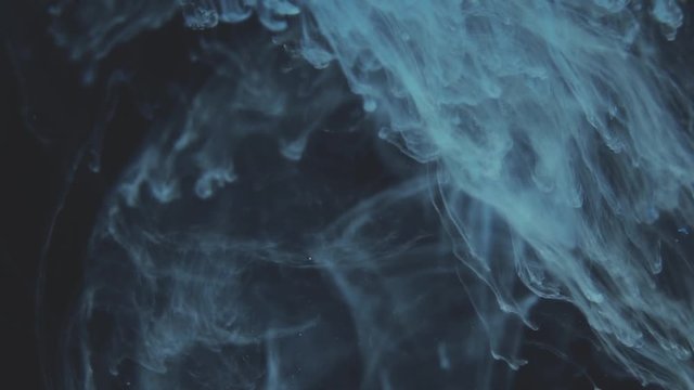 Abstract Ink flowing in water