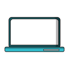 Laptop computer device technology symbol