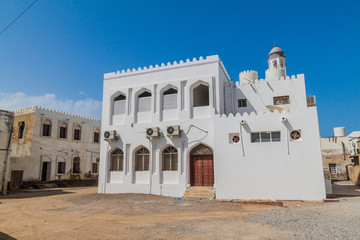 Obraz premium White houses in Sur, Oman