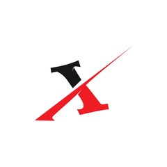 letter X logo vector template