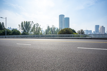 Obraz premium road in city