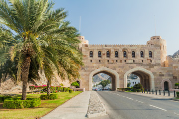 Fototapeta premium Muscat Gate, gateway to Old Muscat, Oman