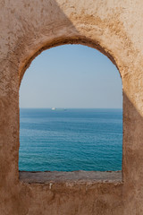 Obraz na płótnie Canvas View from a portuguese watchtower in Muscat, Oman