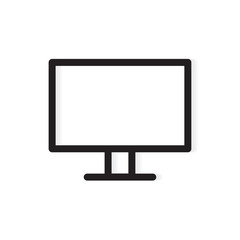 personal computer icon- vector illustration