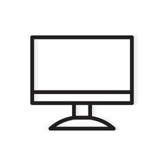 personal computer icon- vector illustration
