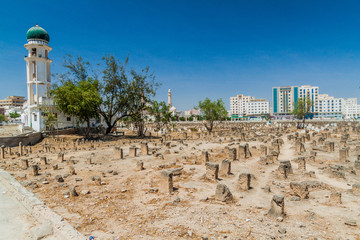 Cemetery in Salalah, Oman
