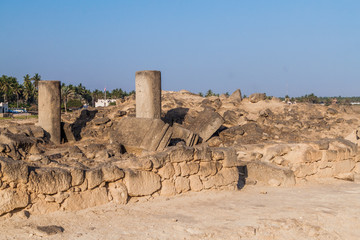 Archaeological site Al Baleed in Salalah, Oman