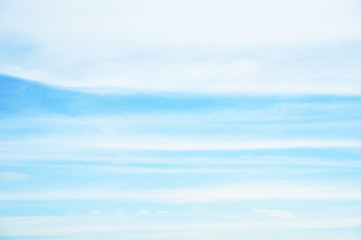 White Cloud and Blue Sky in morning