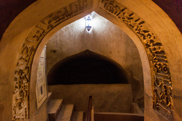 JABRIN, OMAN - MARCH 2, 2017: Interior of the Jabrin Castle, Oman