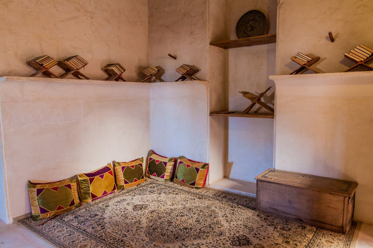 JABRIN, OMAN - MARCH 2, 2017: Interior of the Jabrin Castle, Oman