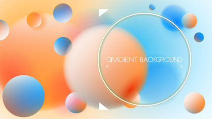 Trendy vibrant design for background