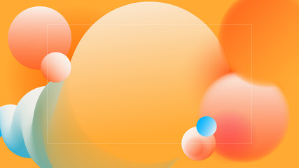 Trendy vibrant gradient for background design