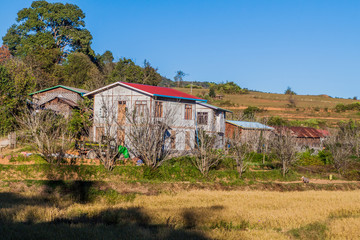 Village houses near Kalaw town, Myanmar