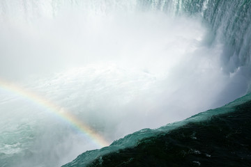 Rainbow over the Niagara Falls