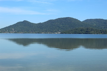 Fototapeta na wymiar Paisagem - Praias do Leste da Ilha de Florianópolis -SC - BRASIL