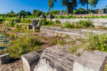 Royal Pool for Princesses of ancient town Inwa (Ava) near Mandalay, Myanmar